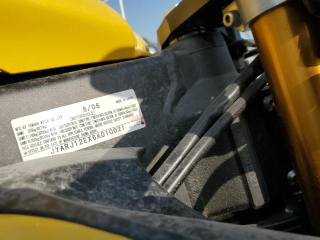 2006 YAMAHA YZFR6 L JYARJ12EX6A010021