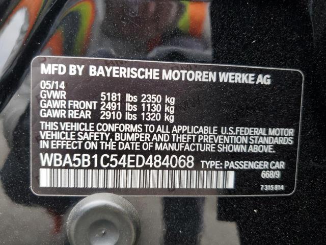 VIN WBA5B1C54ED484068 2014 BMW 5 Series, 535 I no.12