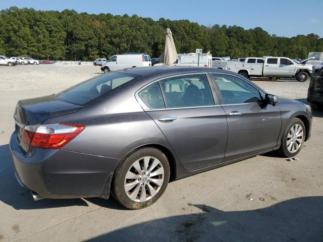 HONDA ACCORD EXL 2013 gray sedan 4d gas 1HGCR2F81DA217442 photo #4