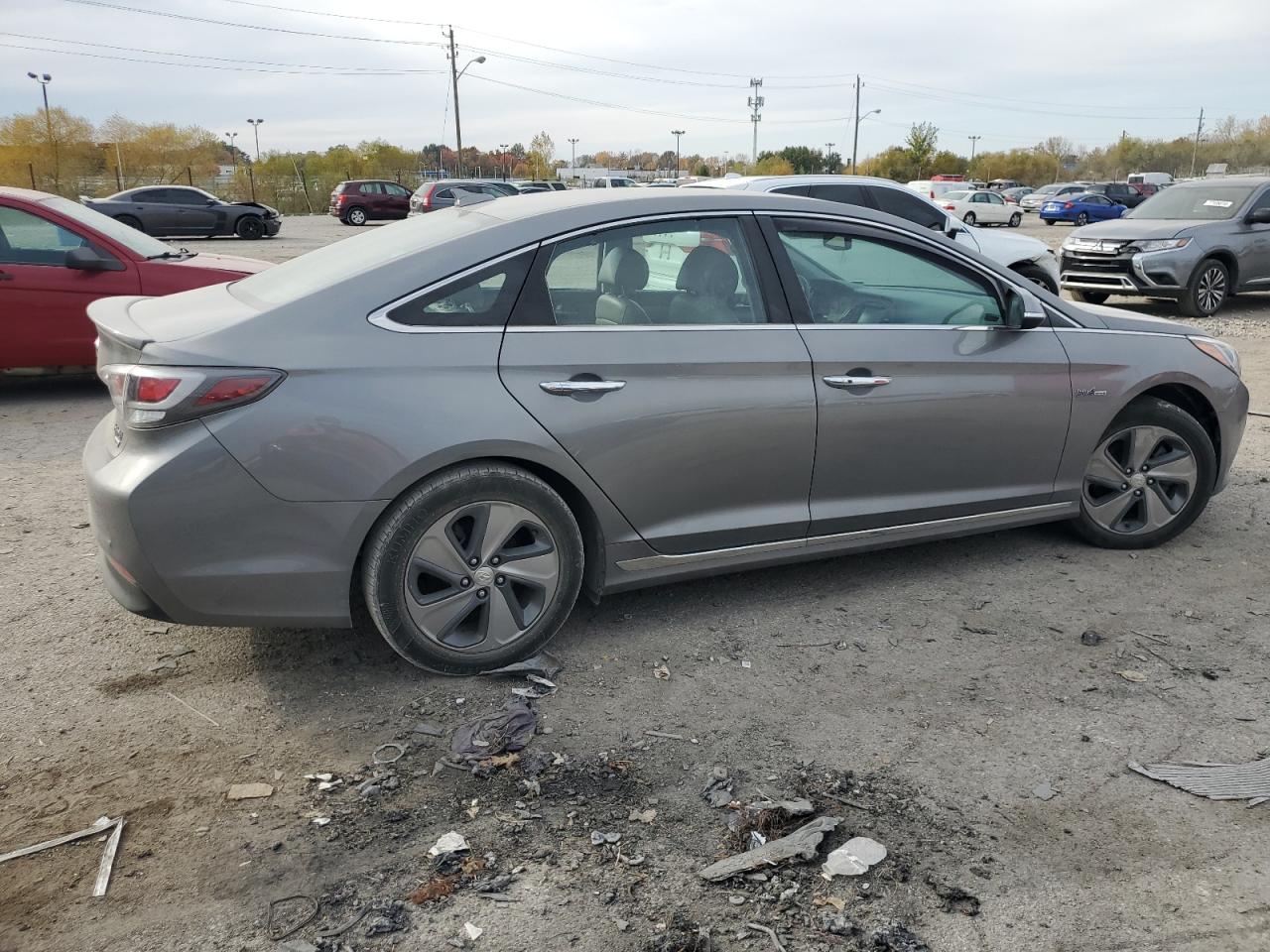 Lot #2937902824 2017 HYUNDAI SONATA HYB