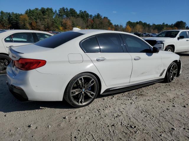 BMW M550XI 2018 white  gas WBAJB9C54JB286688 photo #4