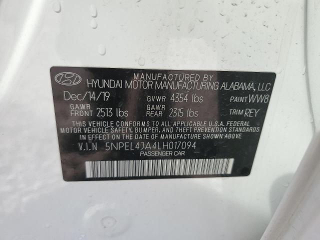 2020 HYUNDAI SONATA SEL - 5NPEL4JA4LH017094