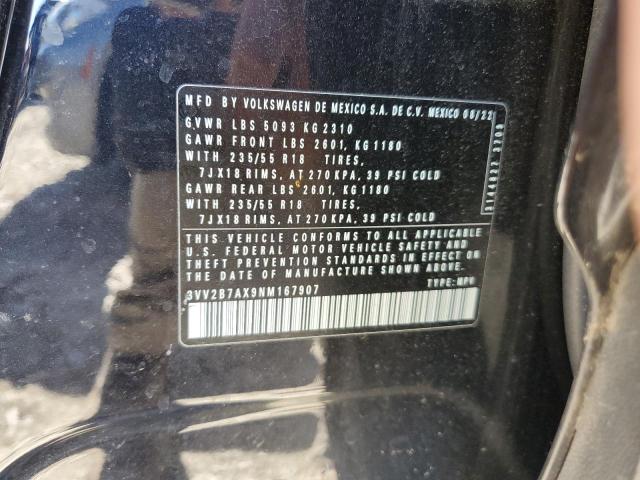 2022 VOLKSWAGEN TIGUAN SE - 3VV2B7AX9NM167907