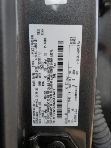 2018 FORD F150 SUPER - 1FTEW1E50JKF71489