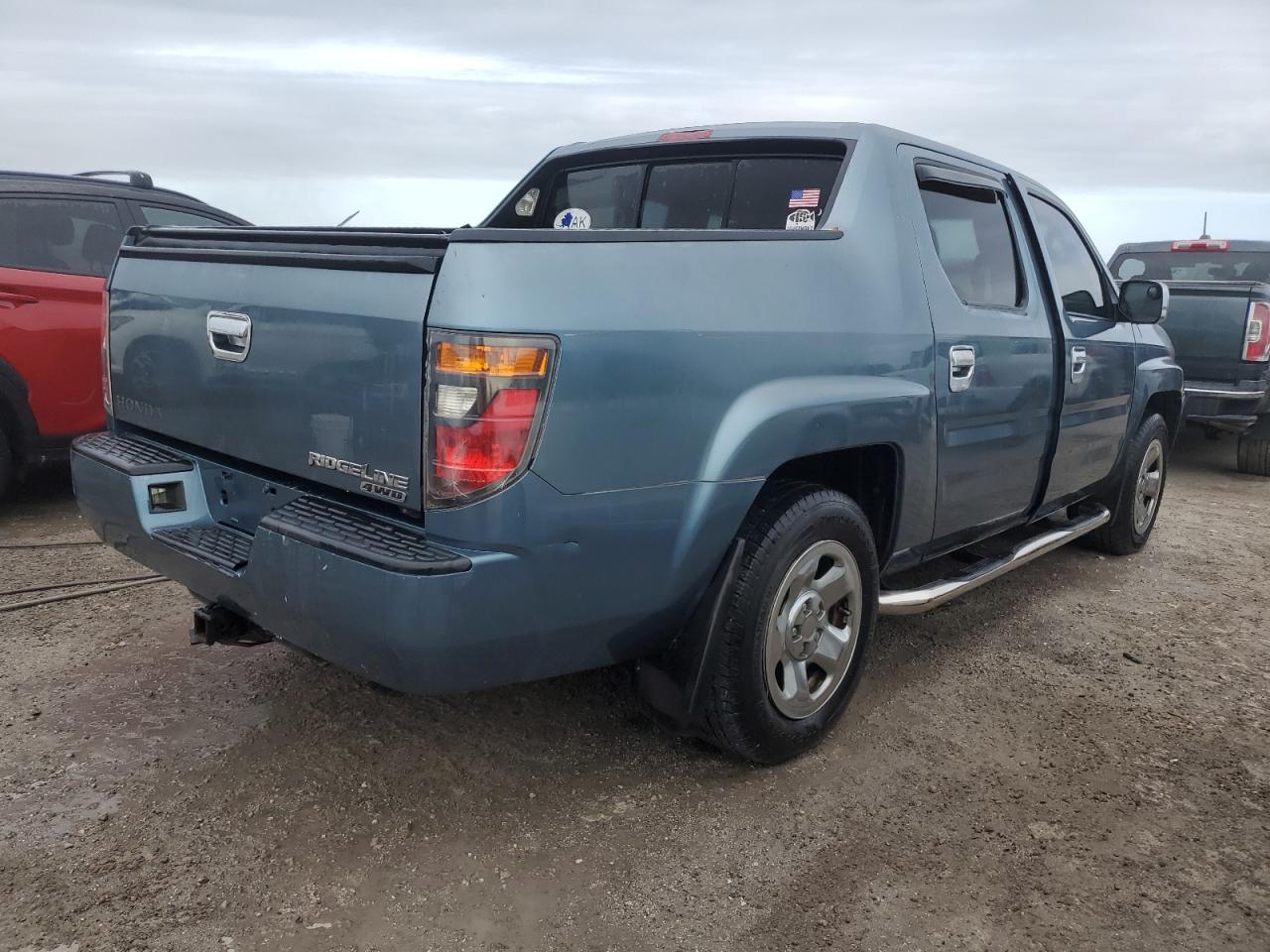 HONDA RIDGELINE 2006 blue  gas 2HJYK16256H539404 photo #4