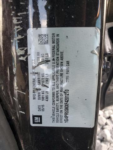 2015 BUICK VERANO CON 1G4PR5SKXF4201210