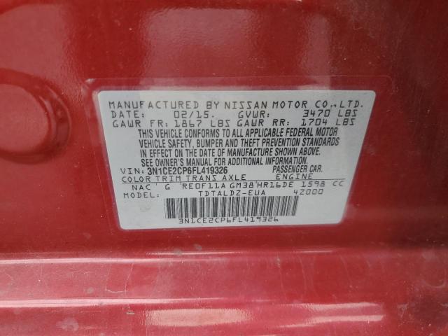 2015 NISSAN VERSA NOTE - 3N1CE2CP6FL419326
