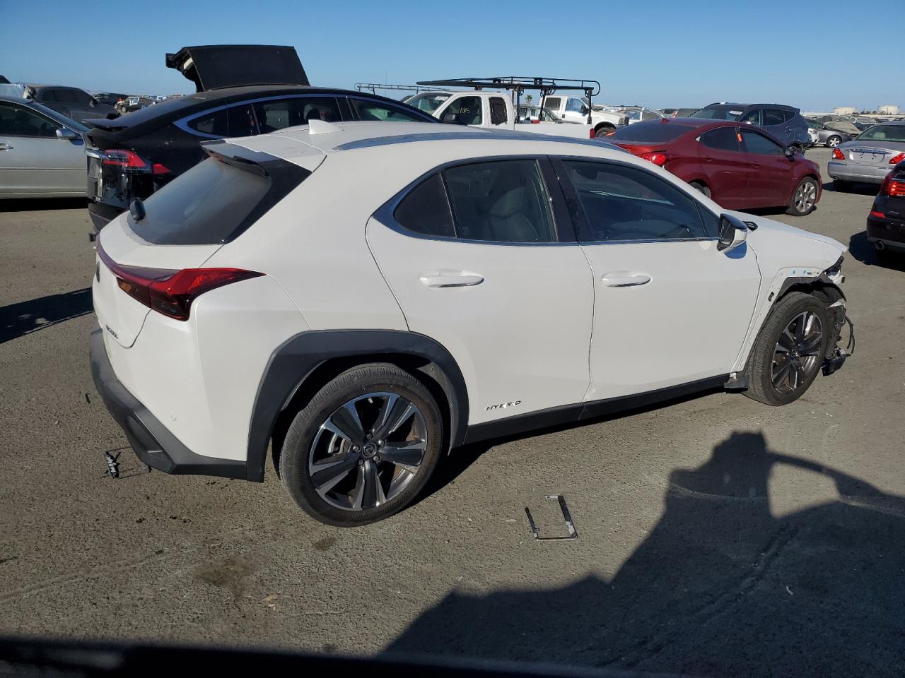 LEXUS UX 250H 2020 white  hybrid engine JTHP9JBH4L2023060 photo #4