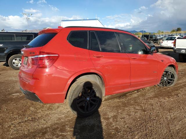 BMW X3 XDRIVE3 2016 red 4dr spor gas 5UXWX7C52G0R17133 photo #4