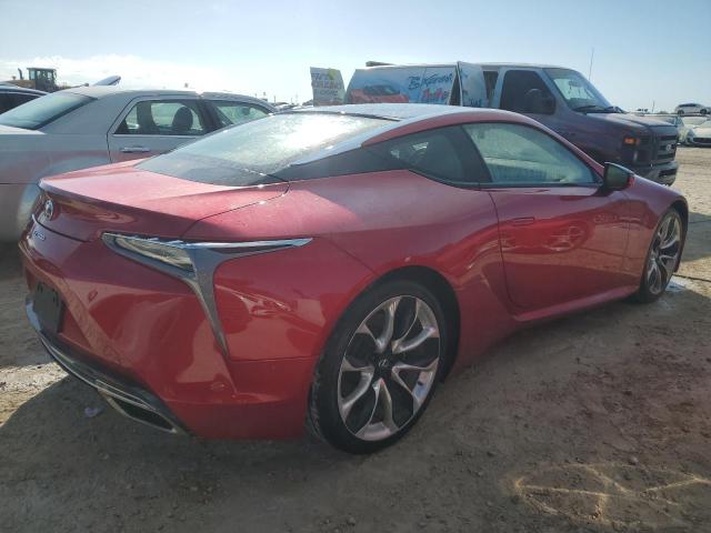 LEXUS LC 500 2018 red  gas JTHHP5AY8JA003187 photo #4