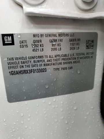 2015 CADILLAC ATS LUXURY - 1G6AH5RX3F0133020