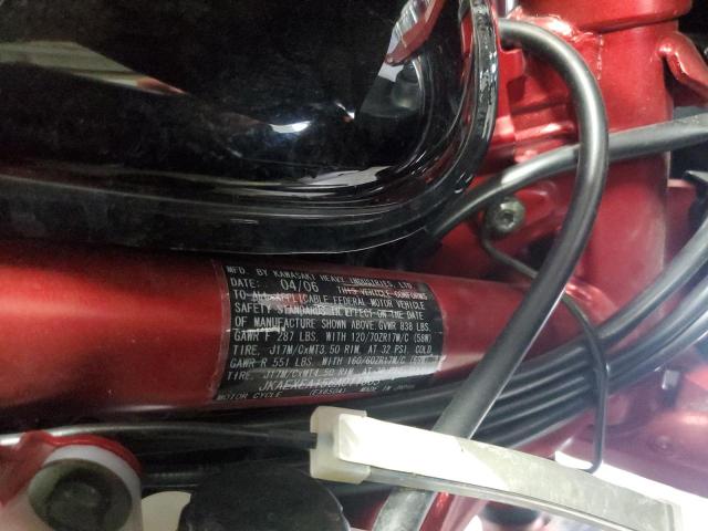 2006 KAWASAKI EX650 A6F - JKAEXEA156A011305