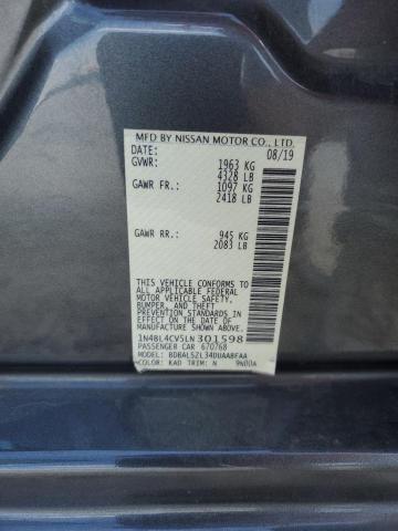 2020 NISSAN ALTIMA SR - 1N4BL4CV5LN301598