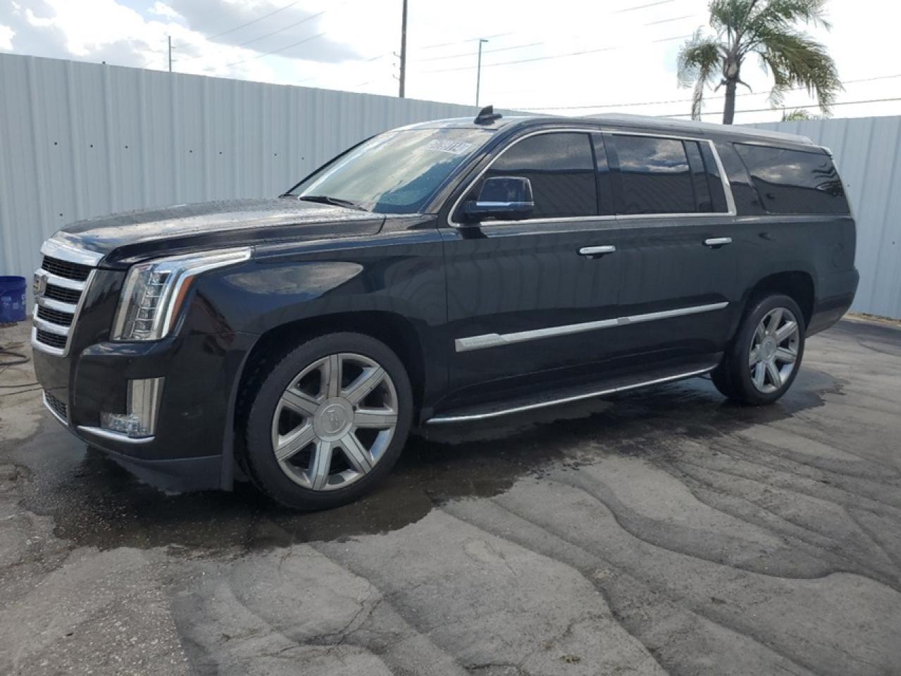 CADILLAC ESCALADE E 2017 black  gas 1GYS3HKJXHR265921 photo #1