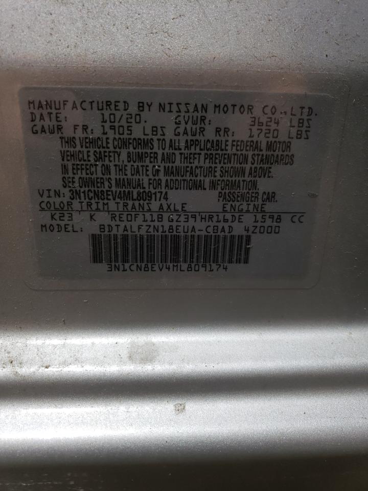 Lot #2945520206 2021 NISSAN VERSA SV