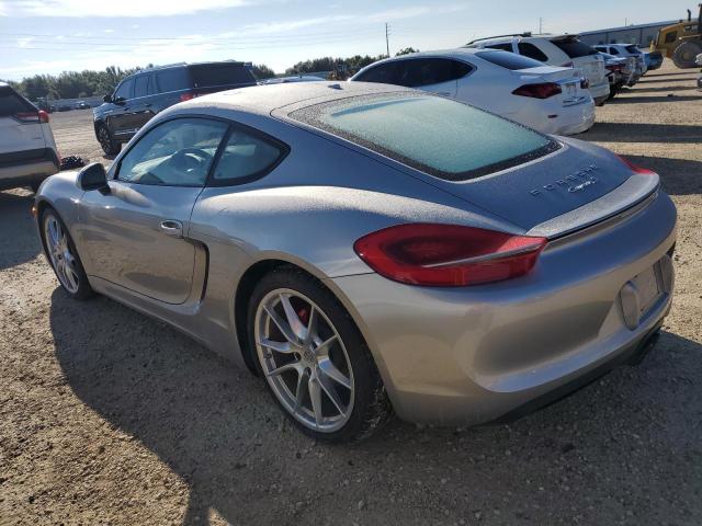 PORSCHE CAYMAN S 2014 silver  gas WP0AB2A89EK190939 photo #3