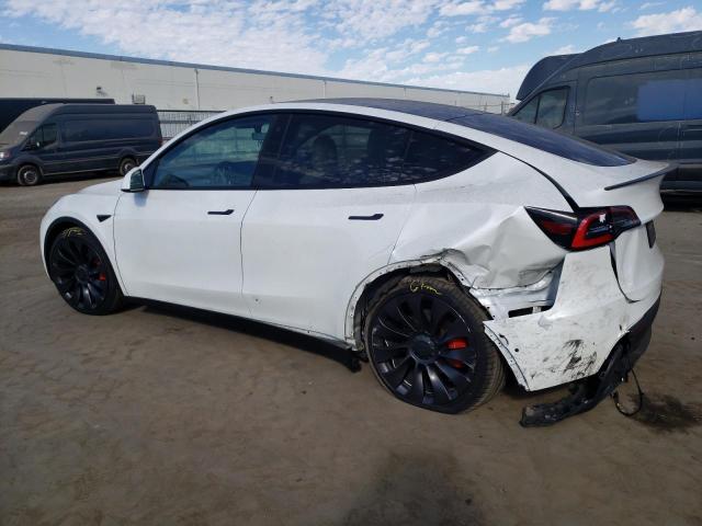 TESLA MODEL Y 2021 white  electric 5YJYGDEF0MF079101 photo #3