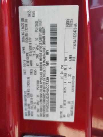 2017 FORD ESCAPE TIT - 1FMCU0JD5HUC07339