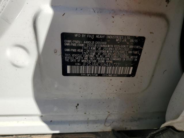 2016 SUBARU FORESTER 2 - JF2SJAHC3GH440172