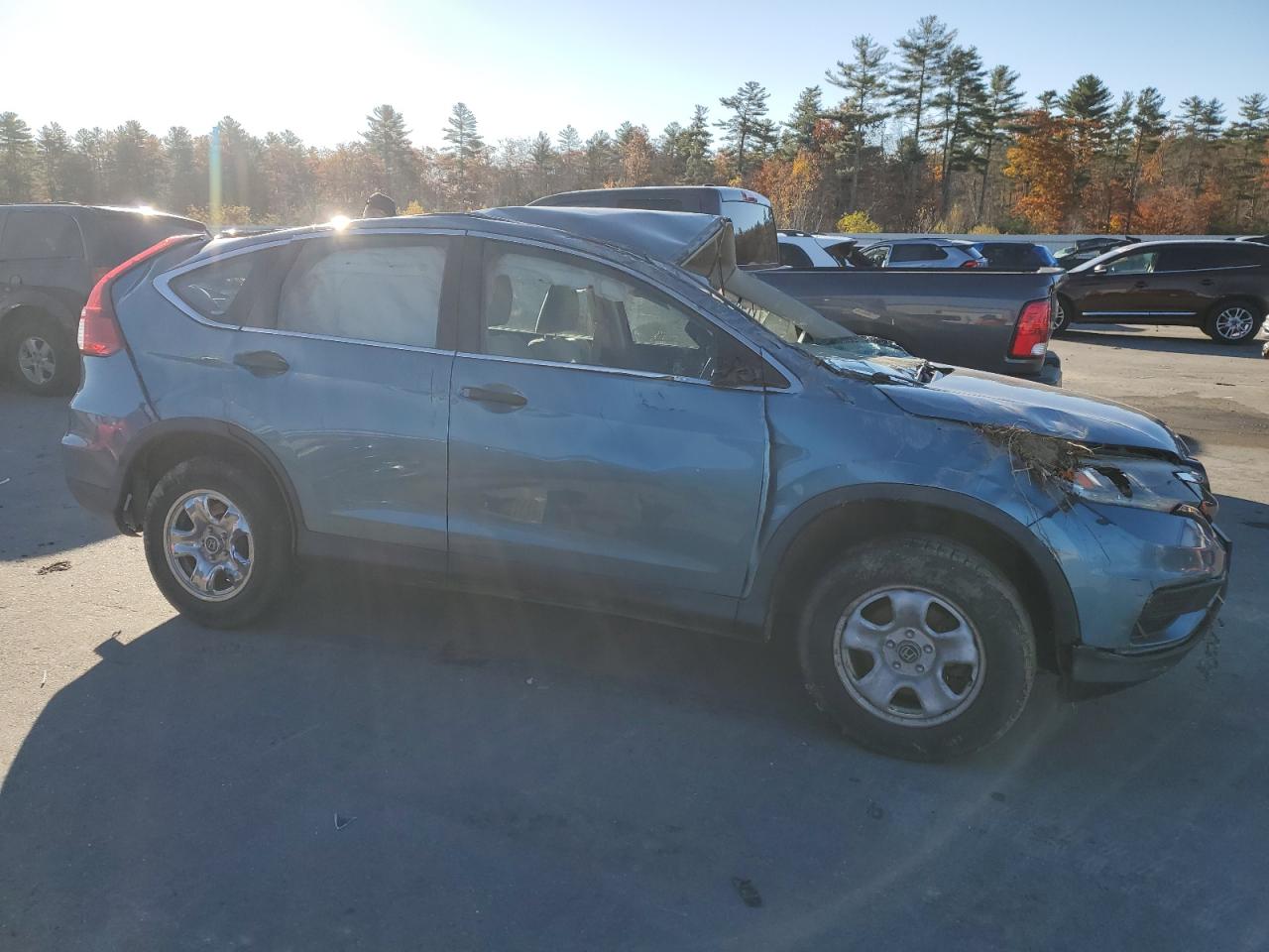 Lot #2986873873 2015 HONDA CR-V LX