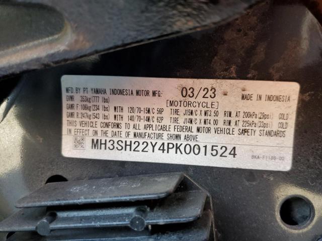 2023 YAMAHA CZD300 A MH3SH22Y4PK001524