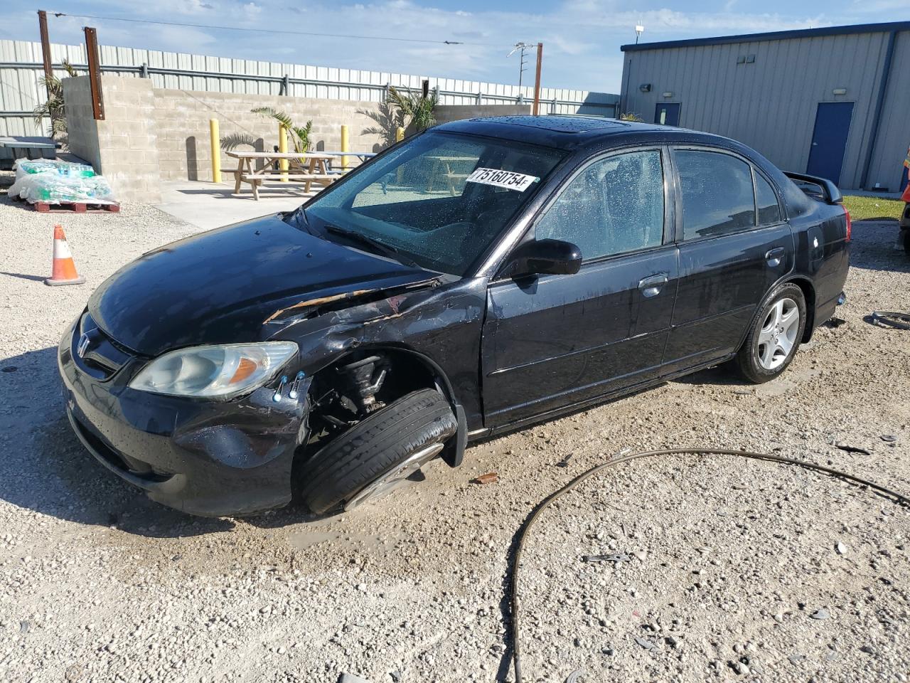 Lot #3028652284 2004 HONDA CIVIC EX