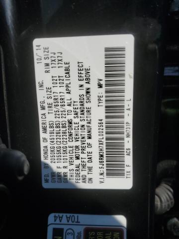 2015 HONDA CR-V EXL - 5J6RM3H7XFL002564