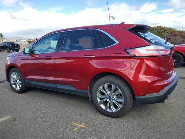 FORD EDGE TITAN 2019 red  gas 2FMPK3K92KBB42188 photo #3