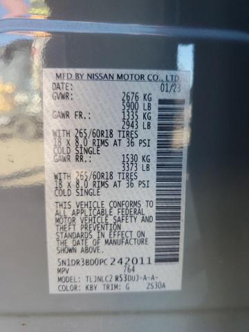 2023 NISSAN PATHFINDER - 5N1DR3BD0PC242011