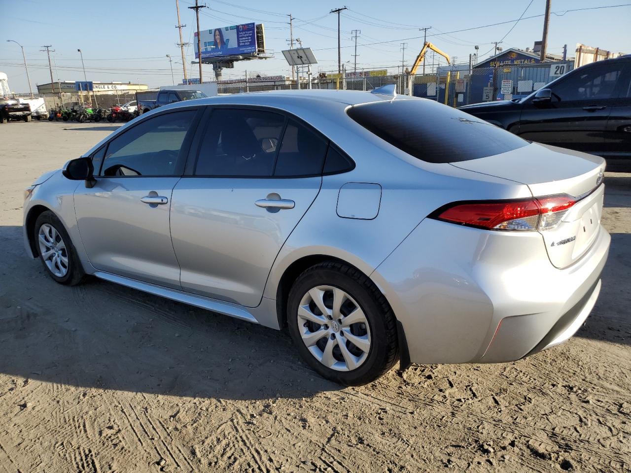 TOYOTA COROLLA LE 2021 silver  Gasoline JTDEPMAE6MJ189658 photo #3