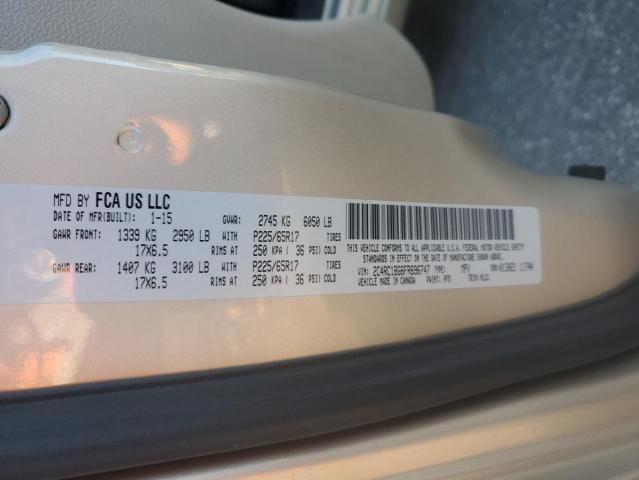 2015 CHRYSLER TOWN & COU - 2C4RC1BG6FR696747