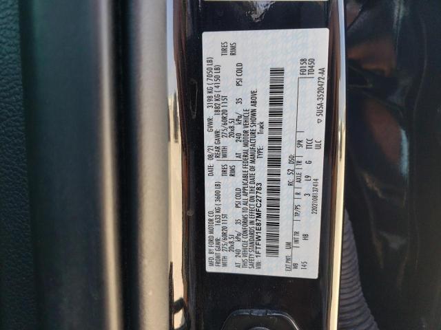 2021 FORD F150 SUPER - 1FTFW1E87MFC27783