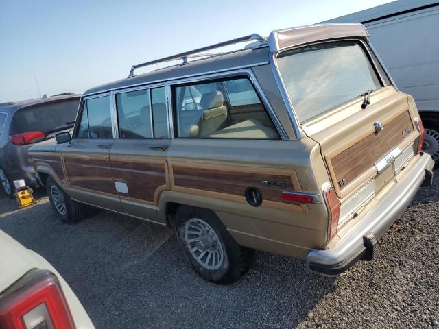 JEEP GRAND WAGO 1989 tan 4dr spor gas 1J4GS5875KP105984 photo #3