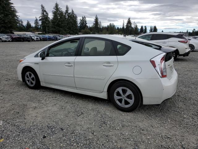 TOYOTA PRIUS 2015 white hatchbac hybrid engine JTDKN3DU9F0438579 photo #3