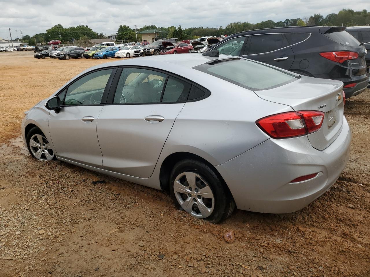 CHEVROLET CRUZE LS 2018 silver  gas 1G1BC5SM9J7231526 photo #3