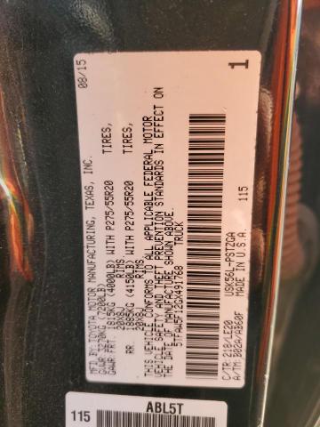 2016 TOYOTA TUNDRA CRE - 5TFAW5F12GX491768