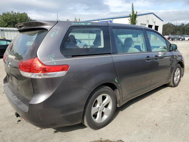 TOYOTA SIENNA 2013 gray  gas 5TDZK3DC7DS405217 photo #4