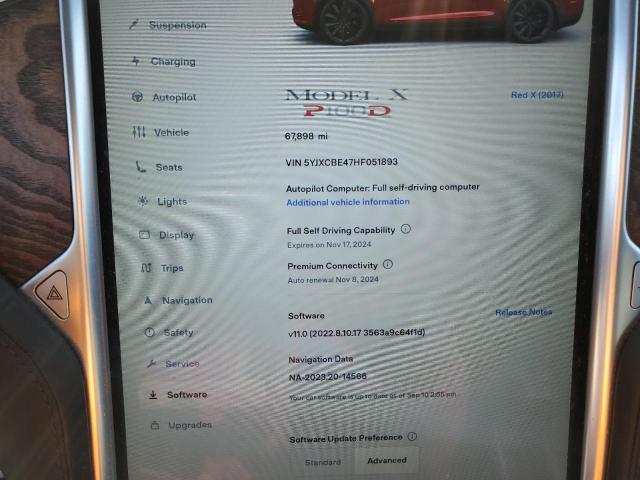 2017 TESLA MODEL X - 5YJXCBE47HF051893