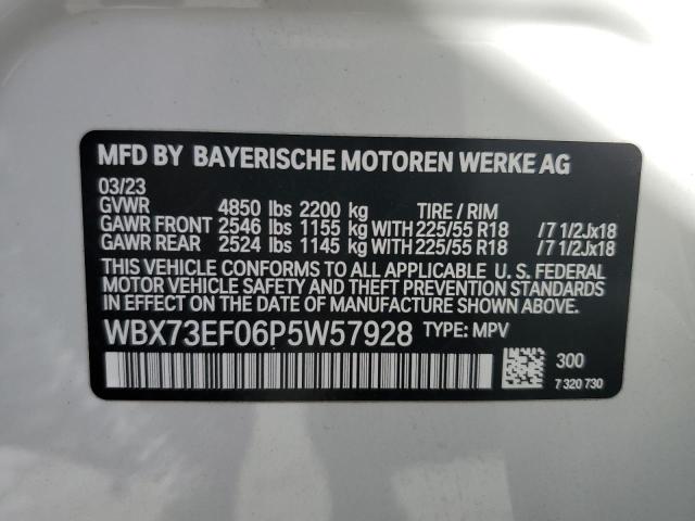 VIN WBX73EF06P5W57928 2023 BMW X1 no.14