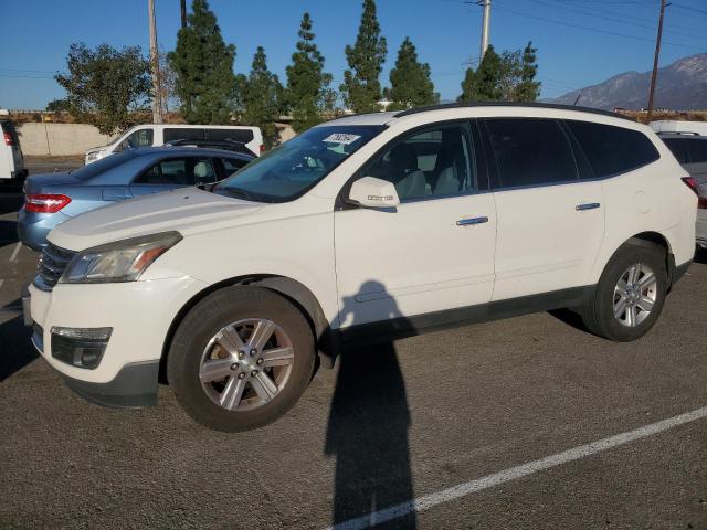 CHEVROLET TRAVERSE L 2014 white  gas 1GNKRGKD5EJ301458 photo #1