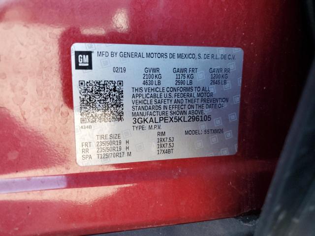 2019 GMC TERRAIN SL - 3GKALPEX5KL296105