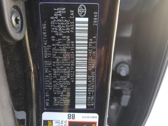 2020 TOYOTA AVALON LIM 4T1CZ1FB6LU041548