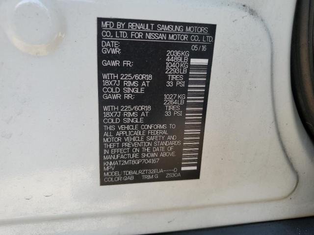 2016 NISSAN ROGUE S - KNMAT2MT8GP704167