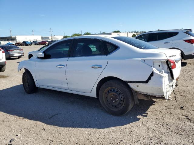 NISSAN SENTRA S 2017 white  gas 3N1AB7AP4HY219597 photo #3