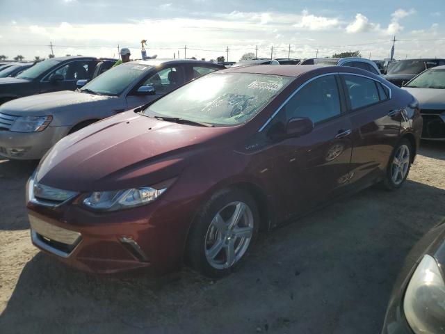 CHEVROLET VOLT LT 2017 maroon  hybrid engine 1G1RA6S56HU152054 photo #1