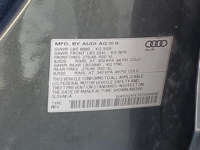 VIN WA1DGAFE7ED020908 2014 Audi Q7, Prestige no.13