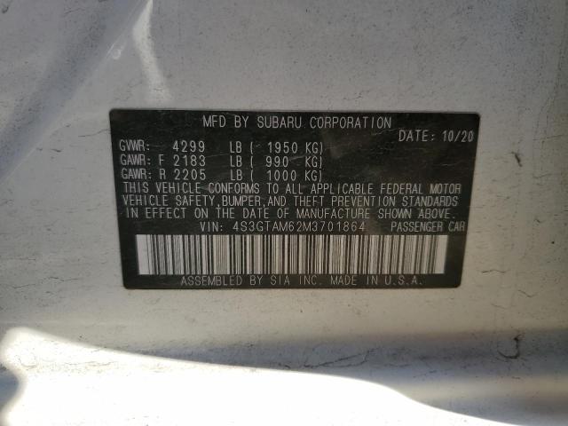 2021 SUBARU IMPREZA SP - 4S3GTAM62M3701864