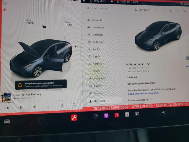 VIN 7SAYGDEE6RF013587 2024 Tesla MODEL Y no.9