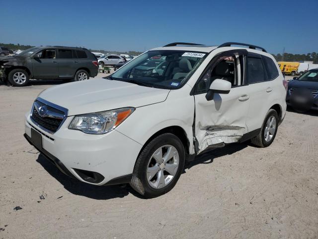 SUBARU FORESTER 2 2016 white  gas JF2SJAFC5GH546559 photo #1