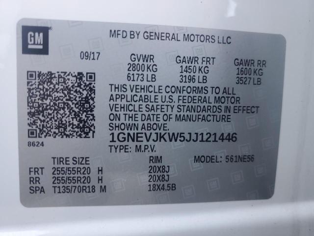 2018 CHEVROLET TRAVERSE P - 1GNEVJKW5JJ121446